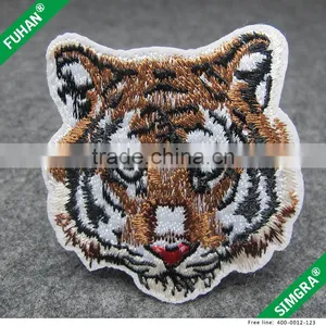 Custom Make Colorful Tiger Face Badge thumbnail-4