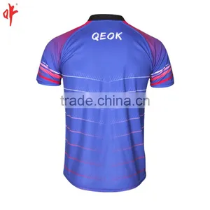 Sky Blue Rugby Football Jerseys ,Qeok Sports Design,Digital Printing Garments thumbnail-3
