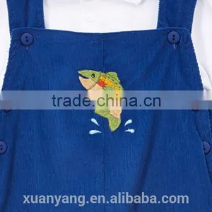 Spring Autumn Baby Girl or Boy Clothes Cotton Boutique Suspender Trousers Baby Boys Girls Clothes Sets Infant Clothing Set thumbnail-3