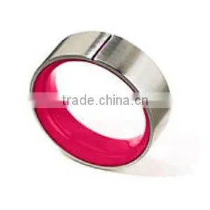 Silver Ring With Pink Enamaled (DTSR02053) thumbnail-1