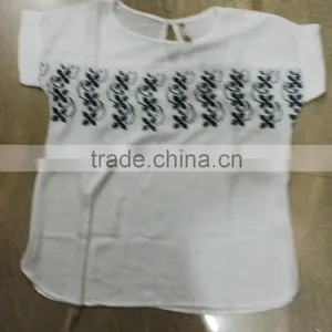 Fashion Women Tank Tops Stylish Women Embroidered Cotton Tank Top thumbnail-6