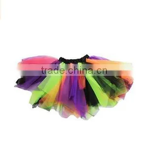 Fluffy Multicoloured Dance Costume Hallween Tutus thumbnail-1