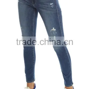 New Arrival Scratch Jeans Women ,skinny Scratch Jeans,blue Scratch Jeans Supplier thumbnail-5