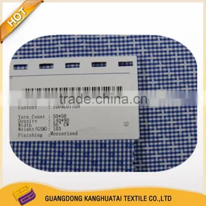 Factory Price 100% Cotton Yarn Dyed Shirt Grey Fabric thumbnail-1
