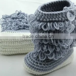 China Cheap Price Hand Knitted Baby Booties thumbnail-1