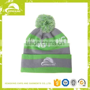 Custom Hip Hop Winter 100% Cotton Beanie Hat thumbnail-1