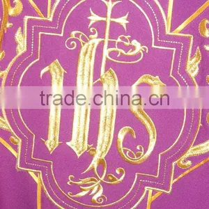China Factory Supply White Clergy Surplice Robe Gown Acrylic Church Textile thumbnail-4