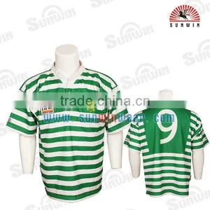Custom Design Cheap Striped Rugby Jersey Rugby Wear thumbnail-2