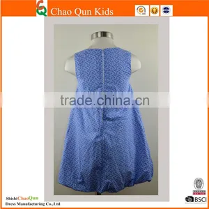 Summer Dress for Girls Cotton Dress Materials One Piece Wedding Kids Dress thumbnail-2