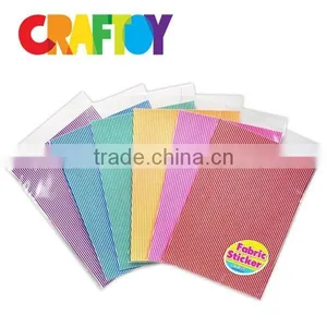 OEM A4 Fabric Sticker Pattern Fabric Sticker Low Price thumbnail-2