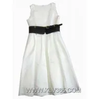 Black Simple Design Women Sleeveless Party Dress thumbnail-3
