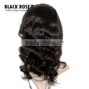7A Grade Unprocessed Brazilian Virgin Hair Brazilian Body Wave Lace Front Human Hair Wigs thumbnail-4