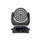 360F Moving Head RGBW 4-in-1 LED Wash Zoom Sound Activated Lights For Church / Theatre thumbnail-1
