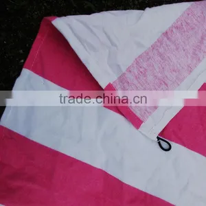 Cotton Flannel With Brush Reactive Printing Customized Logo 3 in 1 Blanket Into Tote With Carry Bag Beach Blanket thumbnail-3
