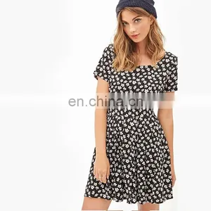 Woman Floral Printing Pakistani Dresses Pakistani New Style Dresses thumbnail-3