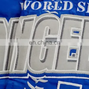 Fashion Design Custom Print Logo Pattern Mens Satin Baseball Varsity Jacket Quilted College Team Jackets thumbnail-2