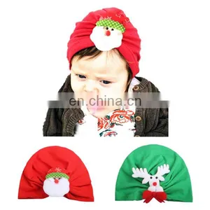Christmas Baby Hair Ornaments Christmas Carnival Dress Up Child Cartoon Pattern Hat thumbnail-1