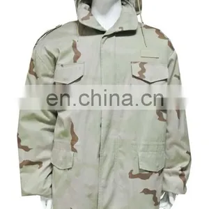 Wholesale Desert Camouflage Custom Bomber M65 Army Jacket for Winter for Men thumbnail-1