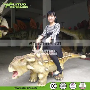 Small Animatronic Dinosaur Walking Animals Kiddie Rides thumbnail-1