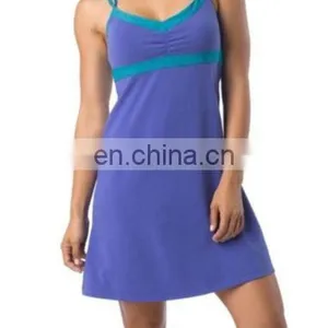 Plus Size Women Clothing Fitness Yoga Tennis Tank Bra Sports Dress thumbnail-1