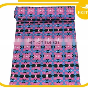 African Super Wax Hollandais Fabric Cotton Holland Wax Knit Fabric Paraffin Wax Wholesale Made In China thumbnail-2