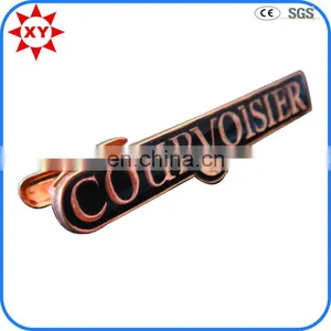 Cheap Custom Brass Tie Clip With Engraved Logo thumbnail-1