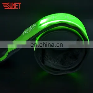 Factory Outlet Led Slap Band Led Slap Wristband Lightning Jogging Armband thumbnail-6