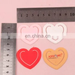 BSCI Promotional High Quality Customized Plastic Heart Bookmark Paper Clip for Kids thumbnail-3
