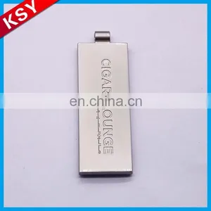 Short Time Delivery Metal Logo Plate Clothing Tags Metalic Thread Woven Sew On Labels thumbnail-1