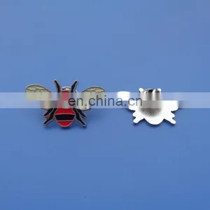 Colorful Bee Design Enamel Filling Metal Lapel Pin thumbnail-4