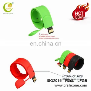 Newest Usb Flash Drive Silicon Wristband For Leisure Occasion thumbnail-2
