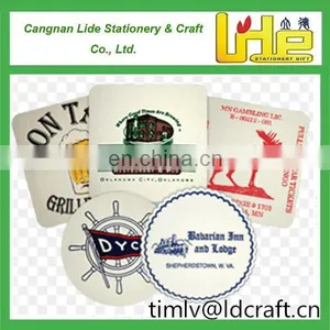 Good Quality Customized Paper Coffee Cup Coaster thumbnail-1
