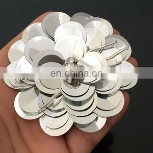 Wholesale Customized Pearl Rhinestone Sequin Flower Patches thumbnail-4