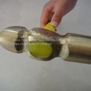 Beryllium Copper Aluminum Bronze Ball Pein Hammer Industrial Tools thumbnail-5