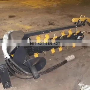 2.5ton Wheel Loader With Trencher Auger Mix Bucket thumbnail-3