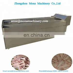 Poultry Claw Peeling Machine/ Chicken Feet Peeling and Cutting Machine/chicken Feet Processing Line thumbnail-1