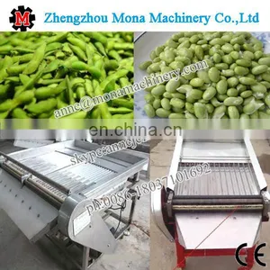 Green Fresh Pea Soybean Broad Bean Skin Peeler Sheller Removing Shelling Peeling Machine thumbnail-3