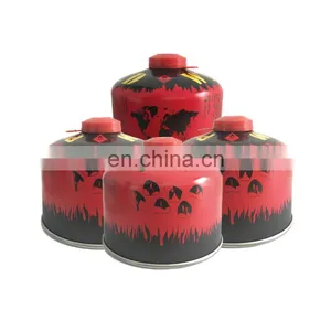 China Butane Aerosol Cans 230gand 230g Screw Valve Butane Gas Cartridge thumbnail-1
