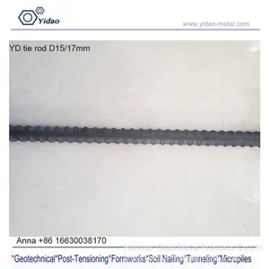 Yidao Hot Rolled Formwork Tie Rod Z Bar Dia 15/17mm Tie Bar 190kn for Construction thumbnail-1