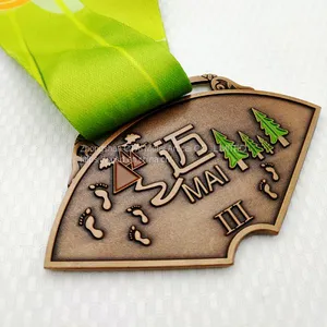 CTAI 8 Years Medal Manufacture Custom Metal Die Struck Medals for Gift thumbnail-1