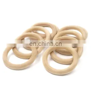 DIY Baby Grind Wooden Toys Safe Eco-friendly Photography Wooden Circle Ring Infant Gift 11size thumbnail-4