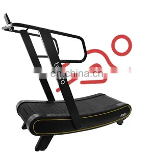 Running Machine Curved Treadmill & Air Runner for Semi-commercial Use Gym Treadmill With Resistance Bar Fitness Equipment thumbnail-1
