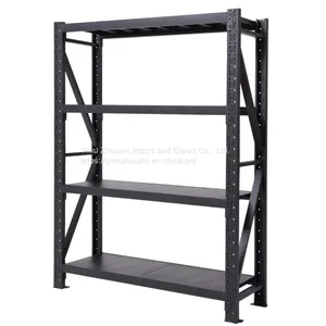 Black Light Medium Warehouse Storage Rack thumbnail-3