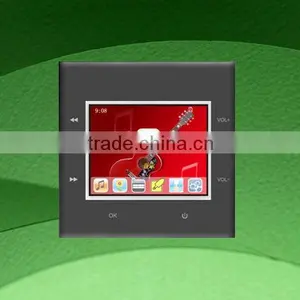 Home Intelligent Touch Screen Background Music System With Remote Control thumbnail-1