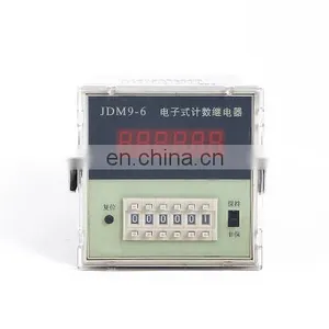 JDM9-6 Counter Power Interruption Memory Preset Counter Electronic Counting Relay, Digital Display Counter thumbnail-1