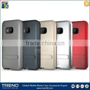 China Supplier for HTC M9 Kickstand Hard Combo Case thumbnail-3