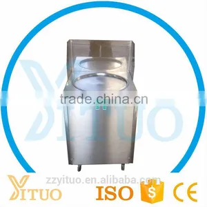Flat Single Pan Fried Ice Cream Machine Ice Cream Roller thumbnail-1
