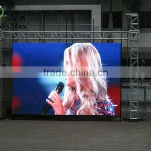 Morroco Project 6.4 x 4.48 Meter P10 Outdoor Rental Led Display thumbnail-1