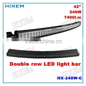 240W Led Light Bar, Led Double Row Light Bar, Curved C.r.e.e Led Light Bar Offroad thumbnail-1