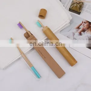 CE OEM Natural Wood Bamboo Carbon Biodegradable Toothbrush thumbnail-5